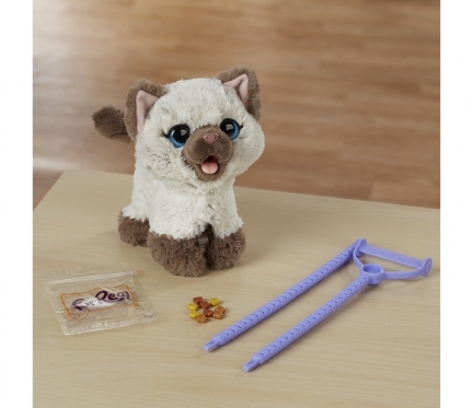 "Hasbro" interaktyvus pliušinis kačiukas "Kami", 16 cm