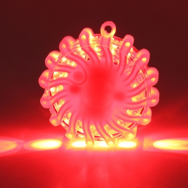 16 LED nelaimingo atsitikimo įspėjamasis žibintas, 10,5 x 3,5 cm