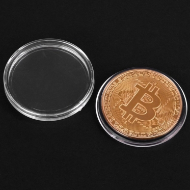 Kolekcinė "Bitcoin BTC" moneta, 4 cm