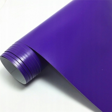 Lygaus matinio paviršiaus termoplastinė plėvelė automobilio kėbului, 1,52 x 30 m (violetinė)