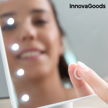 Pastatomas veidrodis su LED apšvietimu ir sensoriumi "InnovaGoods"