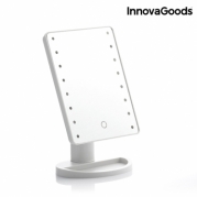 Pastatomas veidrodis su LED apšvietimu ir sensoriumi "InnovaGoods" Pastatomas veidrodis su LED apšvietimu ir sensoriumi "InnovaGoods"