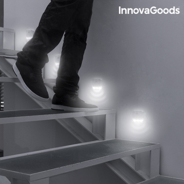 LED šviestuvas su judesio davikliu "InnovaGoods", 2 vnt