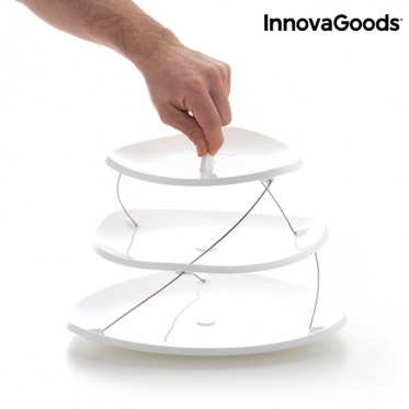 Sulankstomų lėkščių užkandžių stovas "InnovaGoods"