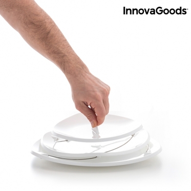 Sulankstomų lėkščių užkandžių stovas "InnovaGoods"