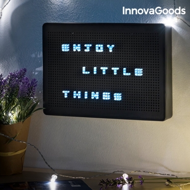 LED perforuota lenta su raidėmis "InnovaGoods"