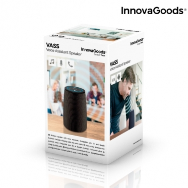 Bluetooth garsiakalbis, išmanus balso padėjėjas "InnovaGoods VASS", 1800 mAh