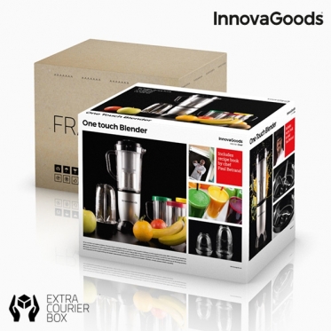 Maišytuvas - trintuvas su receptų knyga "InnovaGoods One Touch", 250W