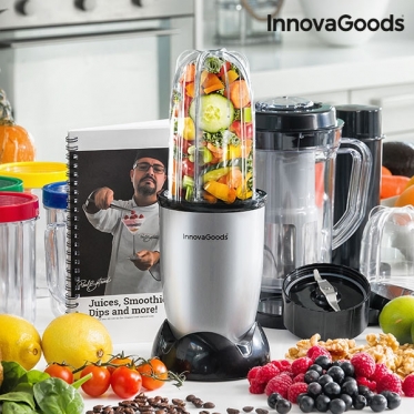 Maišytuvas - trintuvas su receptų knyga "InnovaGoods One Touch", 250W