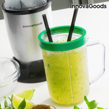 Maišytuvas - trintuvas su receptų knyga "InnovaGoods One Touch", 250W