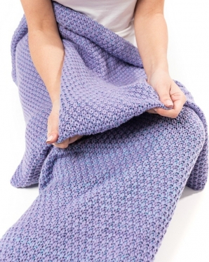 Užklotas "Undinėlės uodega", 190 x 80 cm