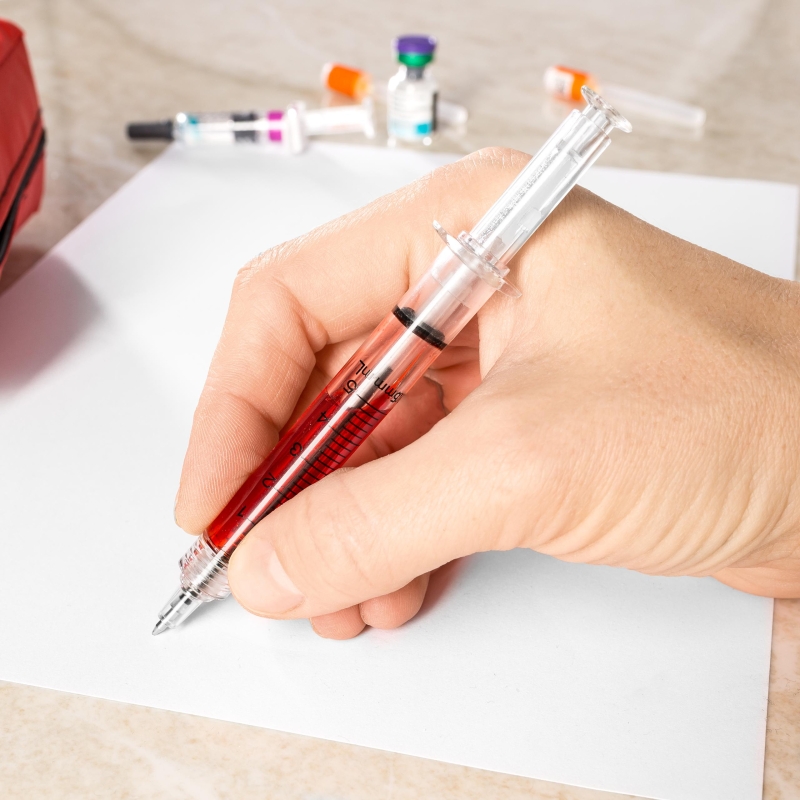 Rašiklis "Švirkštas"