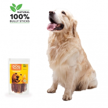 Džiovintų jaučių penių lazdelės "Natural Dog Treats", 5 vnt