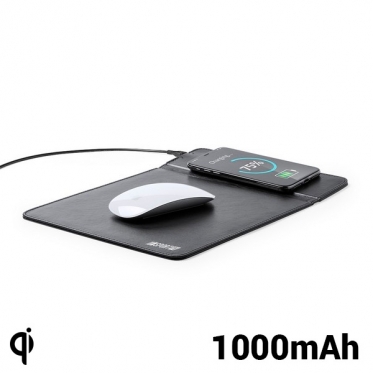 Kilimėlis peliai su belaidžiu "Qi" įkrovikliu "InnovaGoods", 1000 mAh