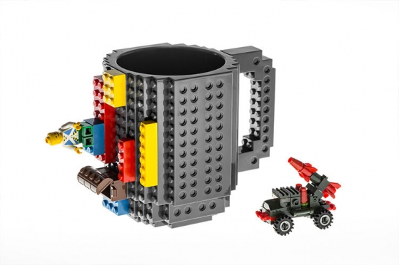 Lego formos puodelis, 350 ml (pilka)