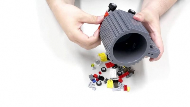 Lego formos puodelis, 350 ml (pilka)