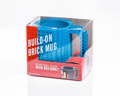 Lego formos puodelis, 350 ml (mėlyna)