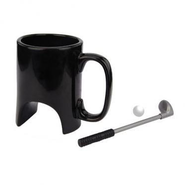 Puodelis su golfo kamuoliuku ir lazda, 280 ml