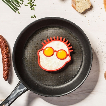 Silikoninė formelė kiaušiniams "Žmogeliukas", 13 x 12,5 x 1,8 cm