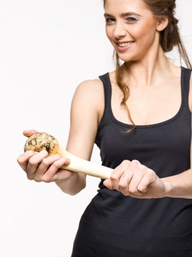 Antistresinis grybas "King Trumpet", 15 x 7 cm