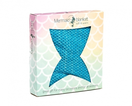 Užklotas "Undinėlės uodega", 190 x 80 cm (mėlyna)