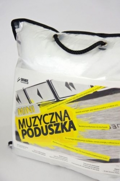 Muzikinė pagalvė, 40 x 40 cm