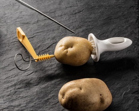 Spiralinė bulvių pjaustyklė