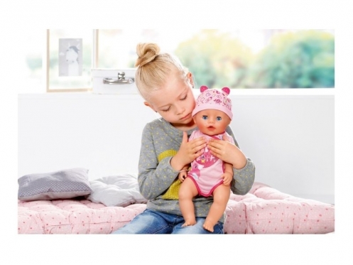 "Zapf Creation" interaktyvi lėlė "Baby Born soft touch", 43 cm (rožinė)