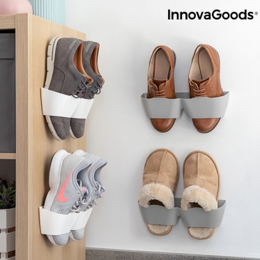 Prikabinamos batų lentynos "InnovaGoods", 4 vnt