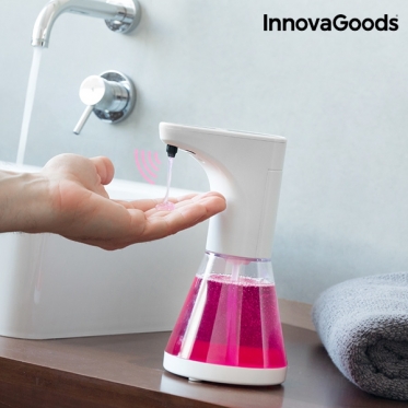 Automatinis muilo dozatorius su jutikliu "InnovaGoods", 520 ml