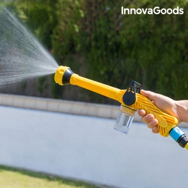 Aštuoni viename, aukšto slėgio vandens pistoletas su rezervuaru "InnovaGoods"