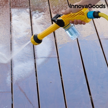 Aštuoni viename, aukšto slėgio vandens pistoletas su rezervuaru "InnovaGoods"