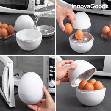 Indelis kiaušiniams virti mikrobangų krosnelėje "InnovaGoods"