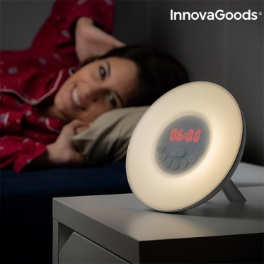 Radio žadintuvas su saulėtekio funkcija "InnovaGoods"