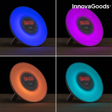 Radio žadintuvas su saulėtekio funkcija "InnovaGoods"
