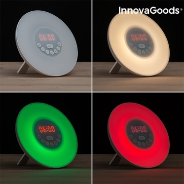 Radio žadintuvas su saulėtekio funkcija "InnovaGoods"