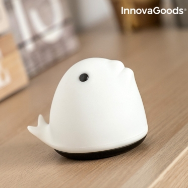 "InnovaGoods" pakraunamas silikoninis naktinis šviestuvas "Banginis", 800 mAh