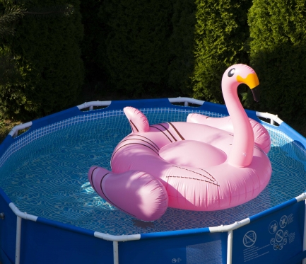 Pripučiamas vandens čiužinys "Flamingas", 180 cm
