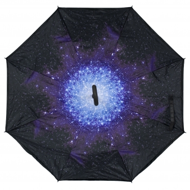 Atvirkščiai sulankstomas skėtis "Galaktika"