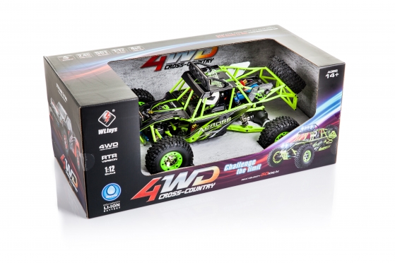 "WLToys" nuotolinio valdymo bekelės mašinėlė "4 WD Cross Country"