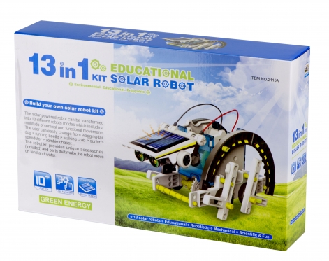 Trylika viename, edukacinis saulės energijos robotas