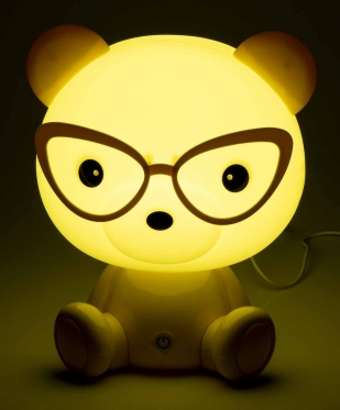 Dekoratyvinė LED naktinė lempa "Meškiukas" (geltona)