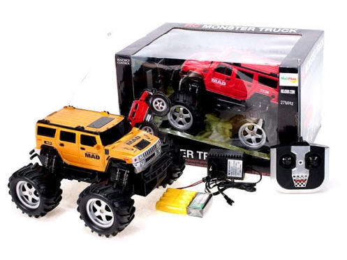 Nuotolinio valdymo bekelės mašinėlė "Monster Truck"