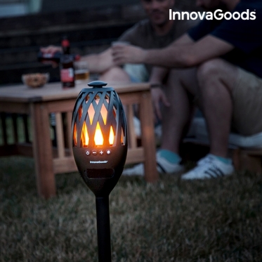 LED lauko žibintas su garsiakalbiu "InnovaGoods"