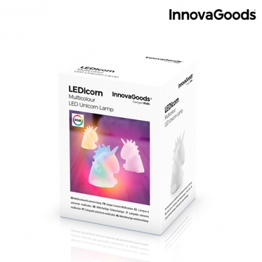 "InnovaGoods" daugiaspalvė LED naktinė lempa "Vienaragis"