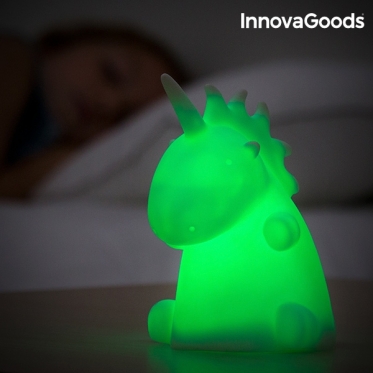 "InnovaGoods" daugiaspalvė LED naktinė lempa "Vienaragis"