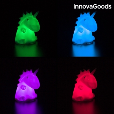"InnovaGoods" daugiaspalvė LED naktinė lempa "Vienaragis"