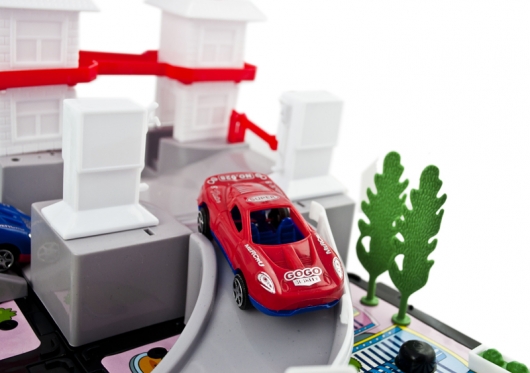 Žaislų rinkinys "Degalinė ir automobilių plovykla"