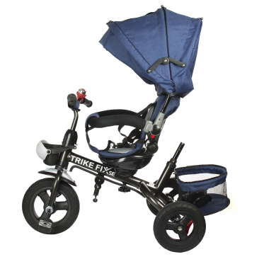 Daugiafunkcinis triratis vežimėlis - dviratis "Trike Fix SE" (mėlynas)