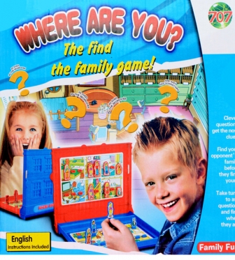 Stalo žaidimas "Kur tu?"